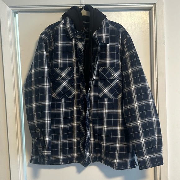 New No tag: The BC Clothing Co Quilted Plaid flannel shirt Men  M - Picture 1 of 6